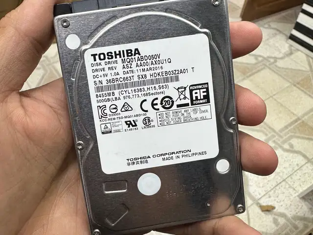 Жесткий Диск 500G b/ Toshiba, Душанбе