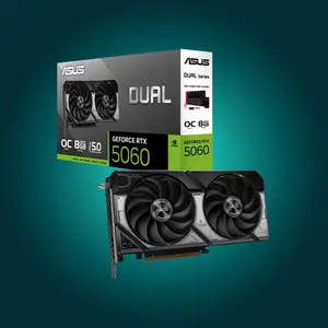 Видеокарта Asus Dual RTX 5060 OC 8GB GDDR7, Душанбе