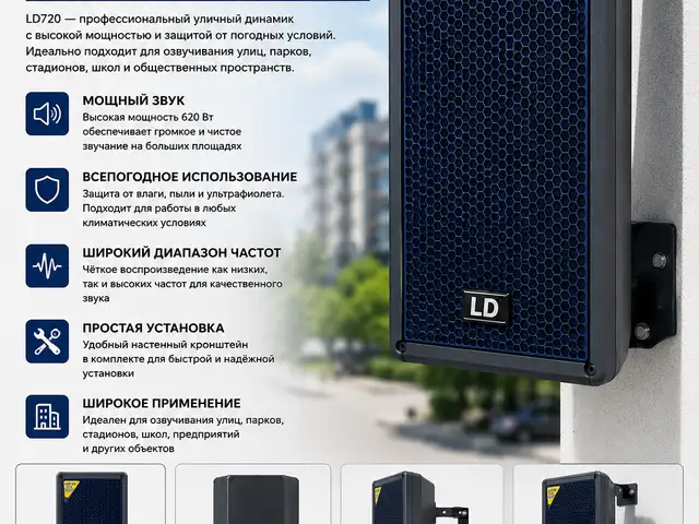 Наружный динамик LD720 620W, Худжанд