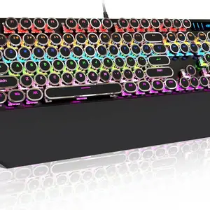Механическая Клавиатура MageGee MK-Storm Blue Switch LED ENG Black, Душанбе