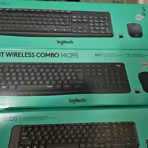 Комплект мышь + клавиатура беспроводная МК295, чёрный Logitech, Душанбе