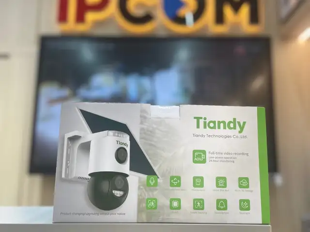 4G PTZ IP-камера Tiandy TC H363U 9DA 4 солнечная, автономная, Хуҷанд
