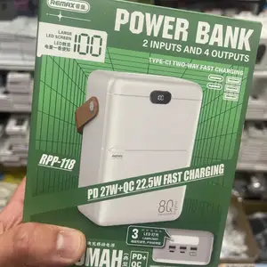 Внешний аккумулятор Remax RPP-118 80000mAh, Душанбе