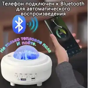 Проектор ночной галактика, с Bluetooth и пультом, Душанбе