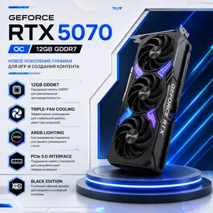 Видеокарта PNY GeForce RTX 5070 OC 12ГБ GDDR7 ARGB, Душанбе