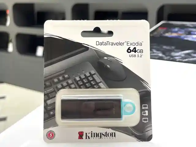 Флешка Kingston DataTraveler Exodia 64gb, 1 шт., черный., Душанбе
