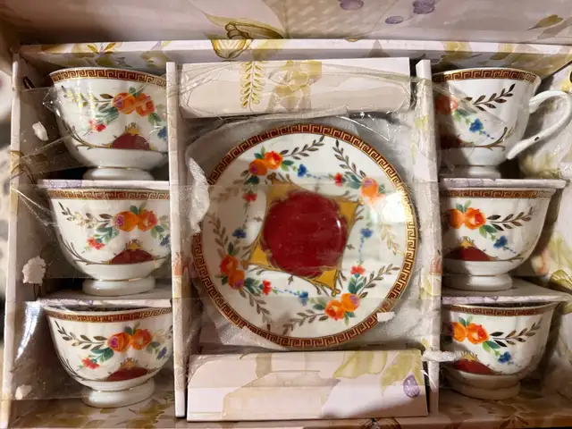 Комплект бокалов с тарелками, Душанбе