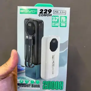 Внешний аккумулятор Power bank 20 000mah, Душанбе