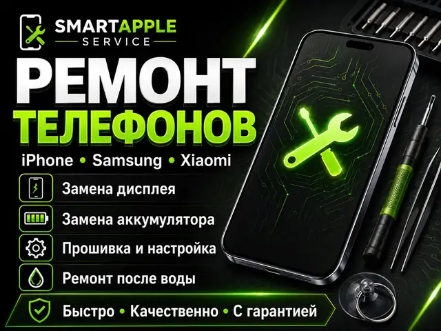 Ремонт телефонов iPhone Samsung Xiaomi с гарантией, Бобоҷон Ғафуров