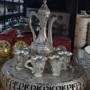 Чайник и кружки для воды с подставкой Зам-Зам 8шт NOKH5031S, Душанбе