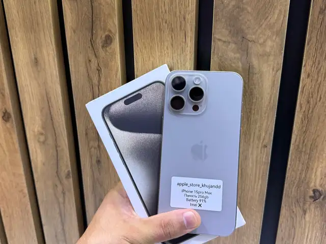 Apple iPhone 15 Pro Max, 256 gb, Black Titanium, Худжанд