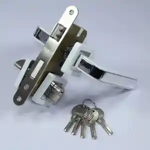 Комплект дверных ручек Stimul SF806 WW/CP белый/хром, Душанбе