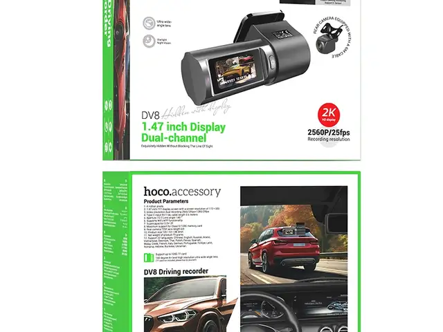 Видеорегистратор для Авто hoco DV8 Wi-Fi 2560P, Душанбе