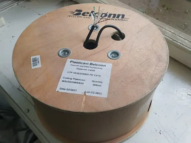 Уличный сетевой кабель Belconn UTP Cat.6 PE 23AWG, Душанбе