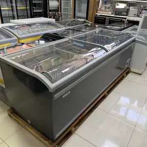 Профессиональный морозильный ларь-бонета AUCMA 2.5м, Душанбе