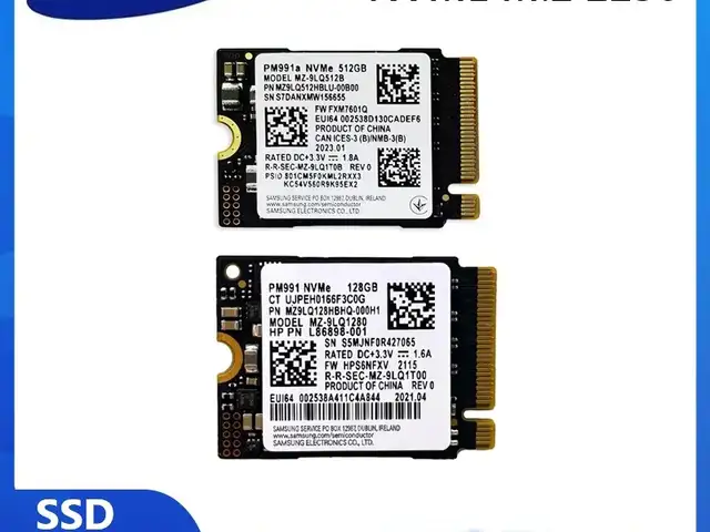 Накопитель SSD Samsung PM991 128Gb NVMe M.2, Душанбе