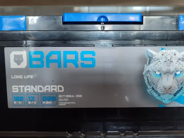 Аккумулятор BARS 100 A'H, Душанбе