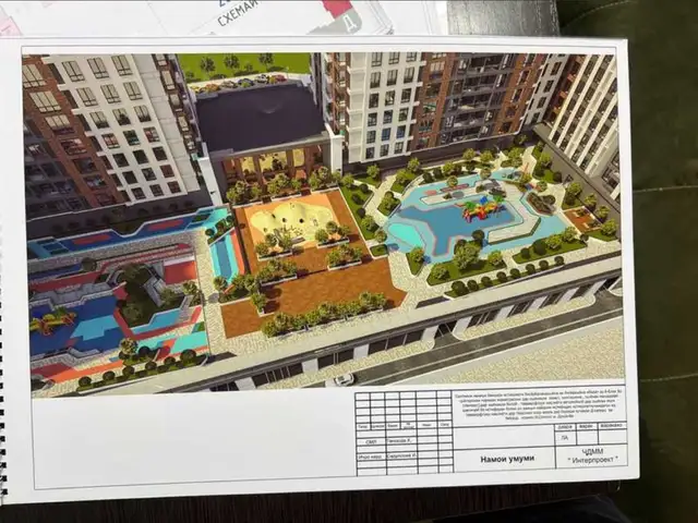 3-комн. квартира, 15 этаж, 128 м², Исмоили Сомони , Душанбе - 5
