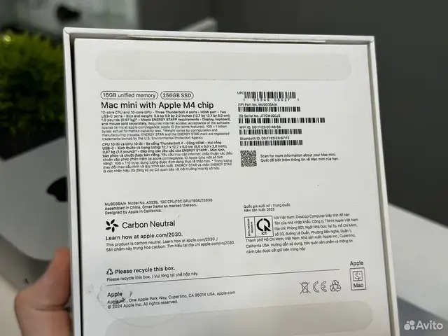 Персональный компьютер Apple Mac Mini M4, Душанбе - 4