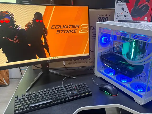 Игровой Компьютер Ryzen 7-7800X3D RAM 32GB DDR5 RTX 3070 8GB NVMe 512GB Samsung, Душанбе
