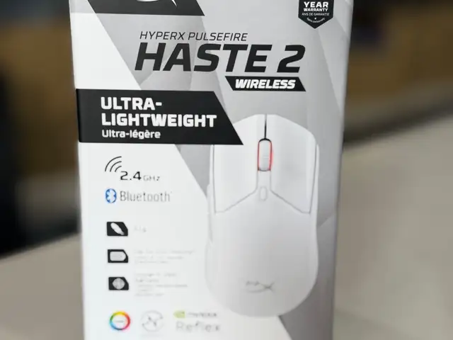 Игровая беспроводная мышь HyperX Pulsefire Haste 2 Wireless Белый, Душанбе