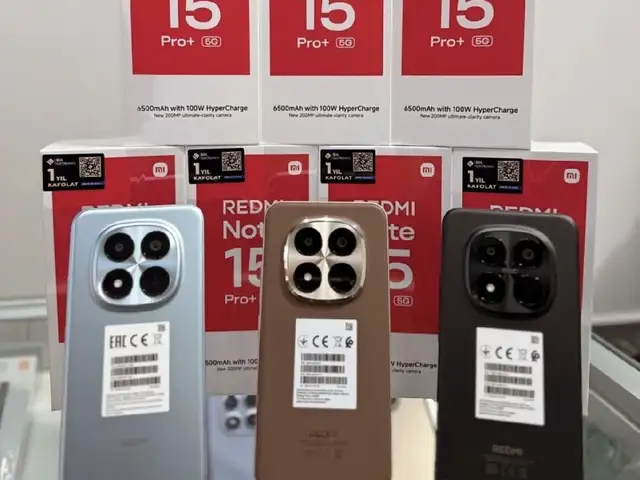 Xiaomi Redmi Note 15Pro Plus 5G 8+8/256Gb 6500мач, Душанбе