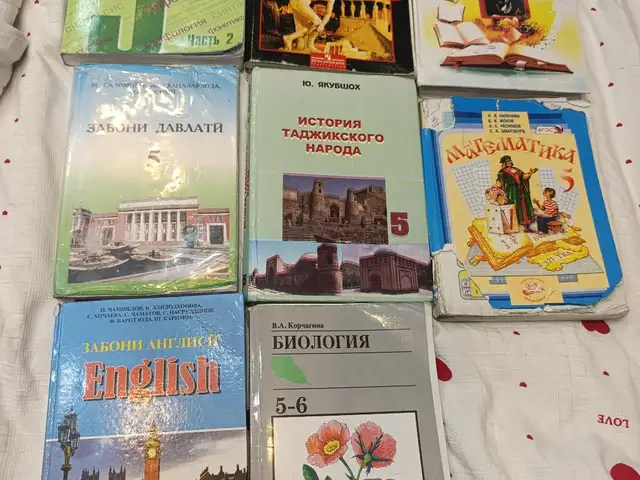 Книги для 5 класса, Душанбе