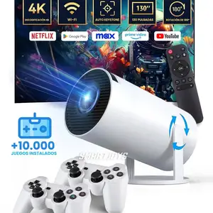 Смарт проектор - игровая консоль с джойстиками X10 Plus 4K, Душанбе