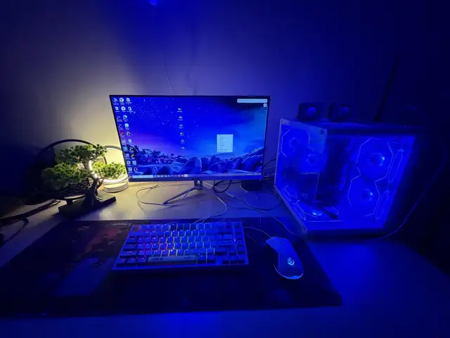 Игровой персональный компьютер RX 580 + монитор 28 120Hz Комплект, Душанбе