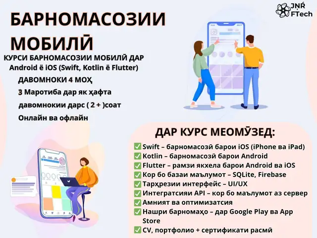 Курс мобильного программирования, Бохтар (Курган-Тюбе)