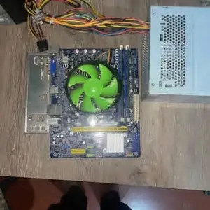 Комплект материнской платы H61, Intel pentium G2010, 4gb ram DDR3, блок питания 450w, Душанбе