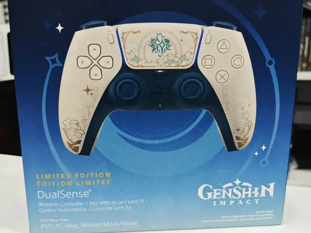 Игровая приставка Dualsense Genshin Impact Limited Edition для Playstation 5/Pc/Mac/Mobile, Душанбе