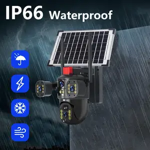 12-Мегапиксельная V380 Pro Беспроводная камера на солнечных батареях, Душанбе