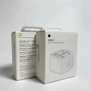 Адаптери аслии Apple 20W USB-C Power Adapter бо вилкаи ҷамшаванда folding pin, Душанбе