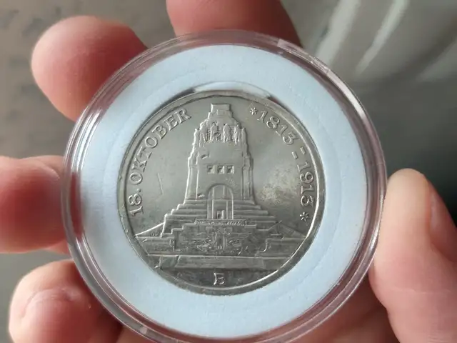 Коллекционная серебренная монета германской империи, Душанбе