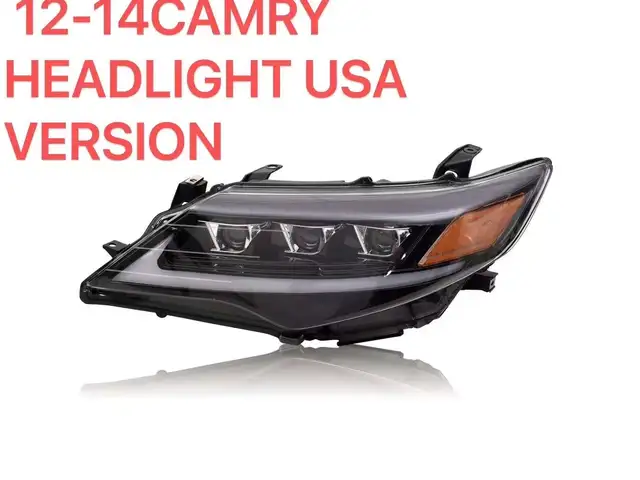 Передние фары на Toyota Camry 2012-2014 USA 3 линзы, Душанбе