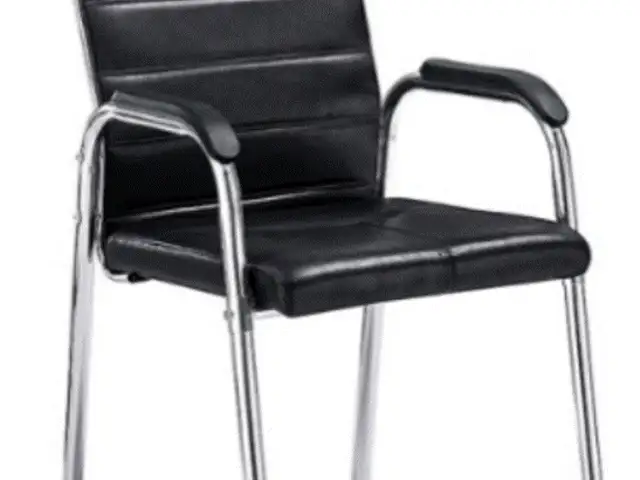 Стул кожаный 3029B Black, Душанбе