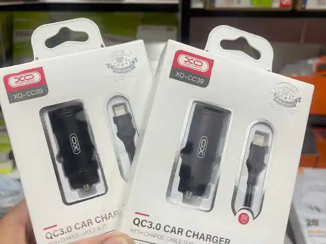 Автомобильное зарядное устройство XO CC39 QC3.0 1USB 18W Type-C black, Душанбе