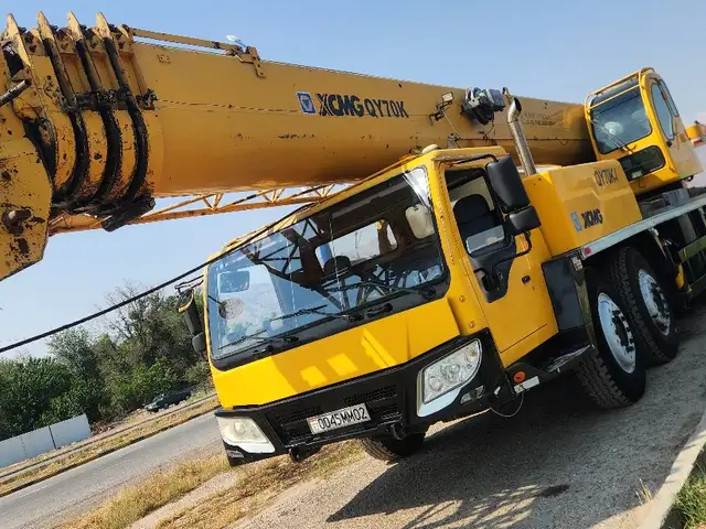 Автокран 70тонн, Худжанд