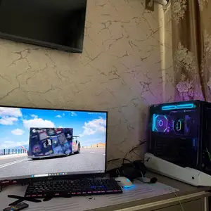 Персональный игровой компьютер+монитор i7-14700K, RAM 64gb, SSD 2.5tb, RTX 5070, Душанбе
