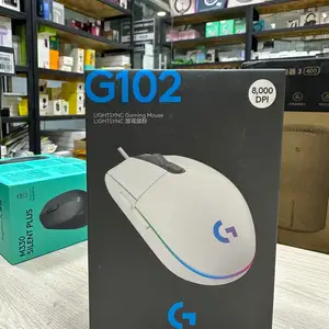 Проводная игровая мышь Logitech G102 белая, Душанбе