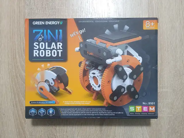 Робот-конструктор интерактивный на солнечной батарее 7 в 1 Solar Robot, Бохтар (Курган-Тюбе)