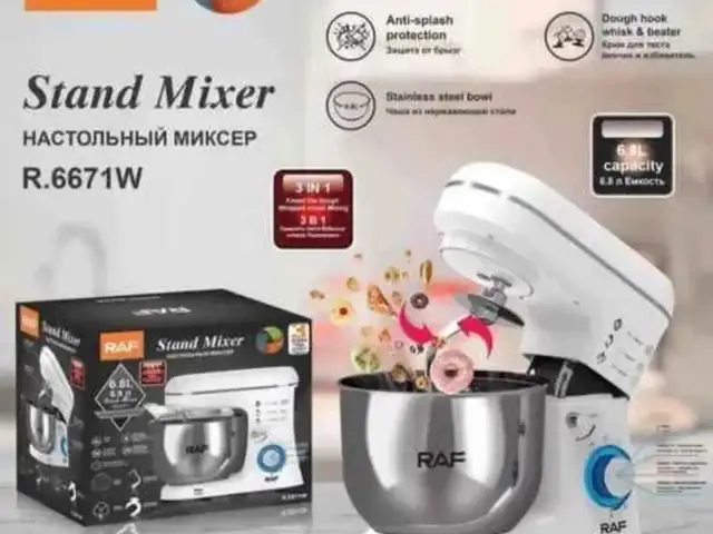 Планетарный миксер R6671W, 1100 Вт, Душанбе