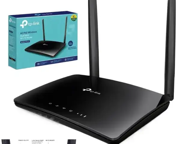 Беспроводной двухдиапазонный 4G LTE-роутер TP-LINK AC750, Душанбе
