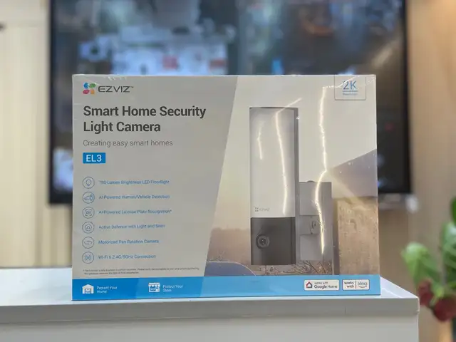 Уличный светильник с камерой EZVIZ CS EL3 3WFL, Хуҷанд