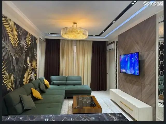 2-комн. квартира, 11 этаж, 90м², дом печат, Душанбе