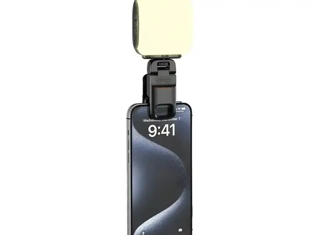 Портативный RGB светильник с зажимом Porodo Lifestyle Clip-On Fill Light, Душанбе