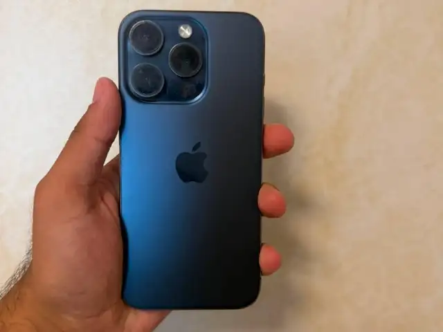 Apple iPhone 15 Pro, 128 gb, Blue Titanium, Душанбе