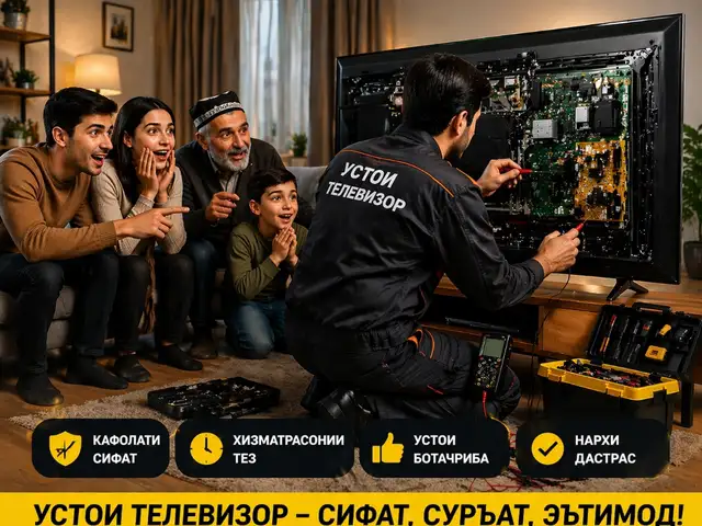 Ремонт телевизоров, Душанбе
