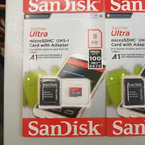 Флешка SanDisk Ultra A1 8Gb, Душанбе